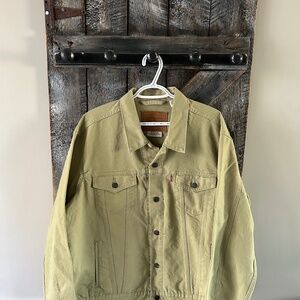Men's Levi's Celery Green Jean Jacket - Size Extra Large